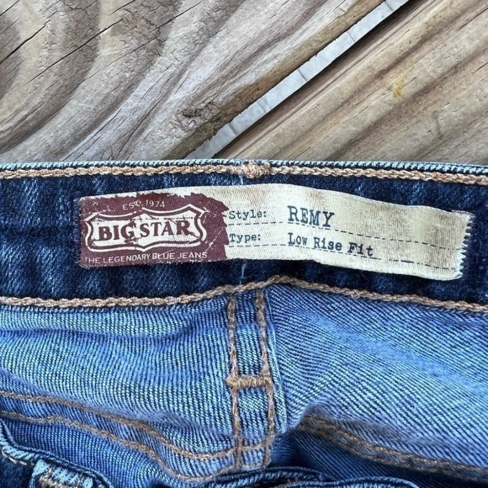 Vintage‎ Big Star Remy low rise boot cut jeans - Picture 3 of 8